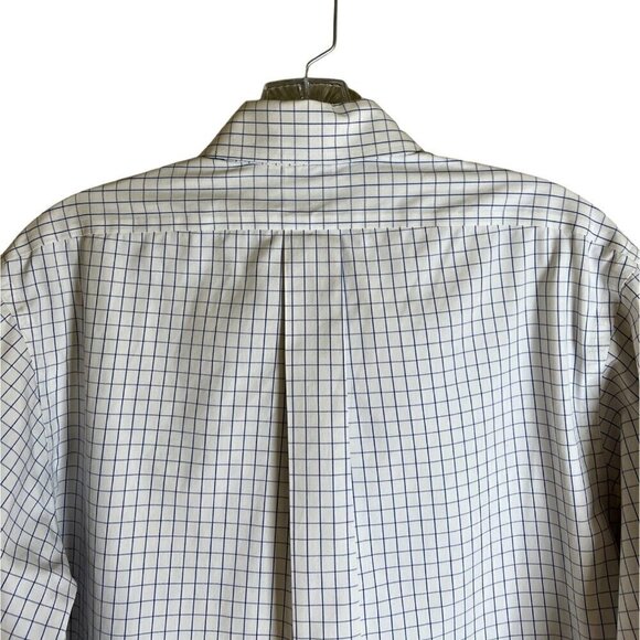 Brooks Brothers Men's Classic Blue & White Striped Shirt Size 15 Neck/33 Length - Picture 8 of 10